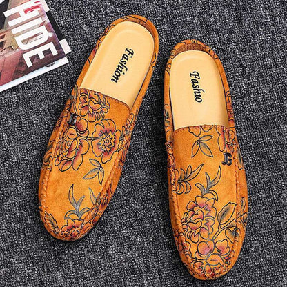 Men's Soft Leather Breathable Slip-On Casual Shoes