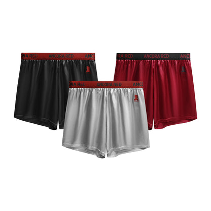 Men's Solid Color Casual Boxer Shorts
