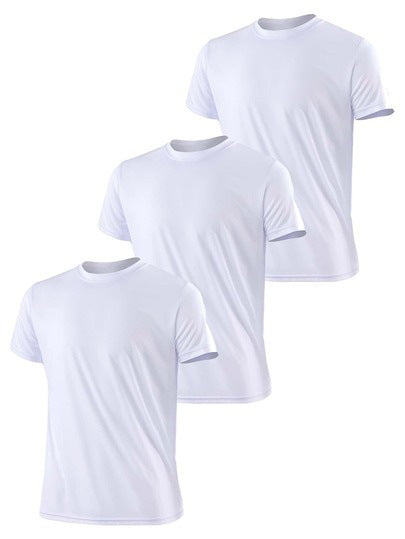Men's Solid Color Round-Neck Top