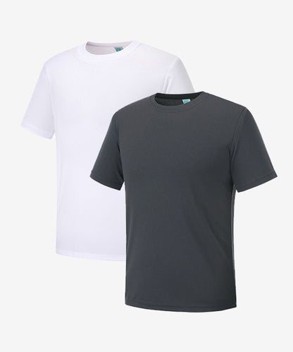 Men's Solid Color Round-Neck Top