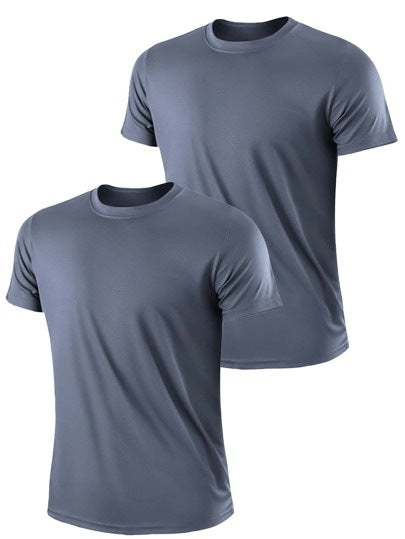 Men's Solid Color Round-Neck Top