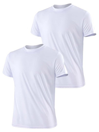 Men's Solid Color Round-Neck Top