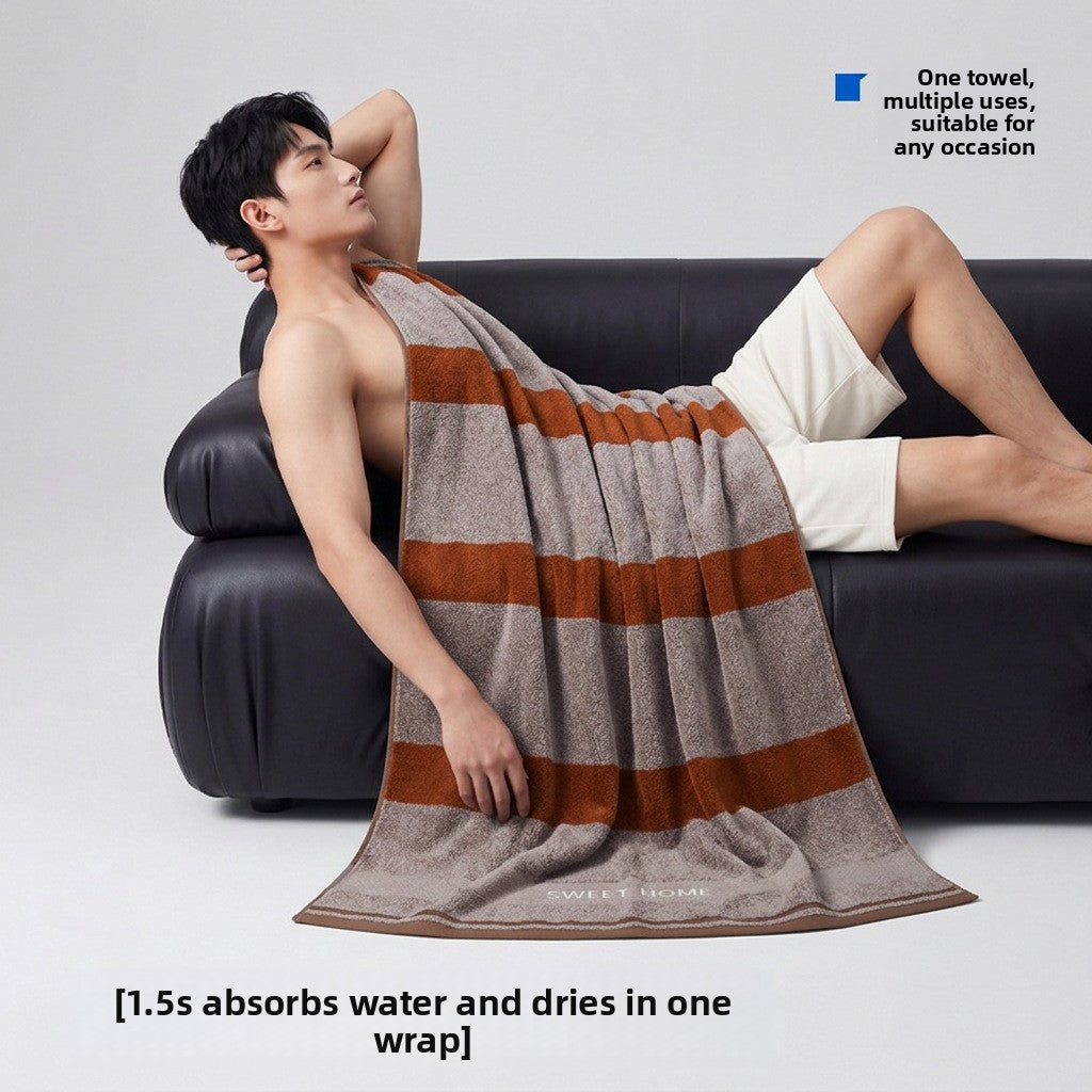 Men's Special Large Cotton Bath Towel