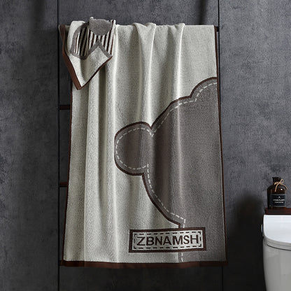 Men's Special Large Cotton Bath Towel