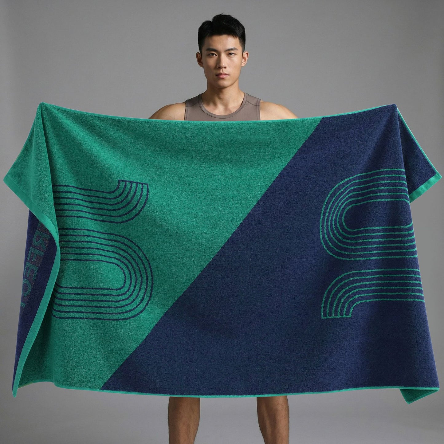 Men's Special Large Cotton Bath Towel