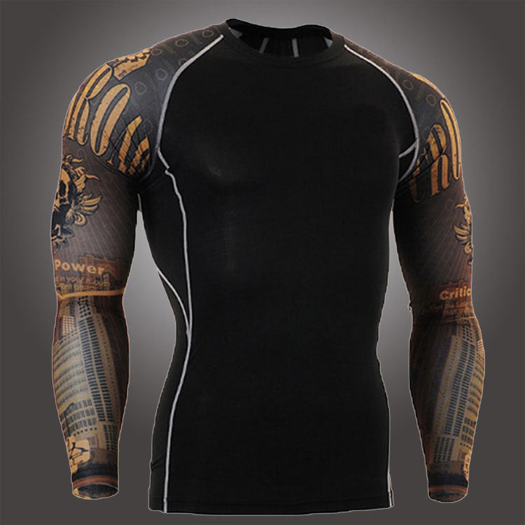 men's sports quick-drying long-sleeve suit
