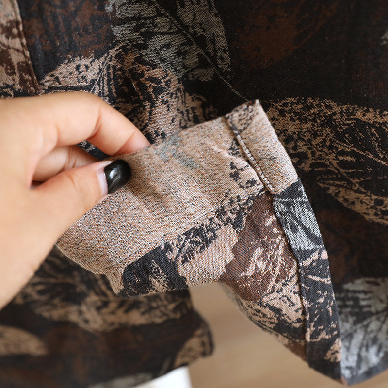 Men's Spring and Autumn Pure Cotton Robe,