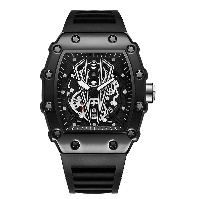 Men's Square Calendar Sports Quartz Watch