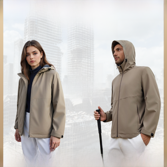 Men's Stab-Proof Outdoor Jacket with Hood