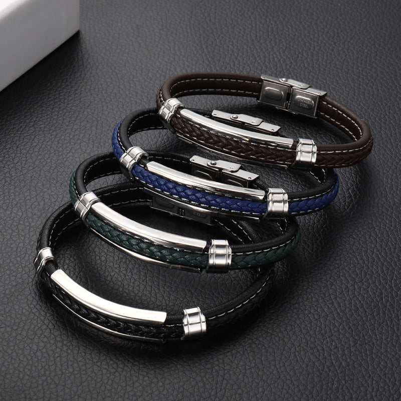 Men's Stainless Steel Engravable Bracelet
