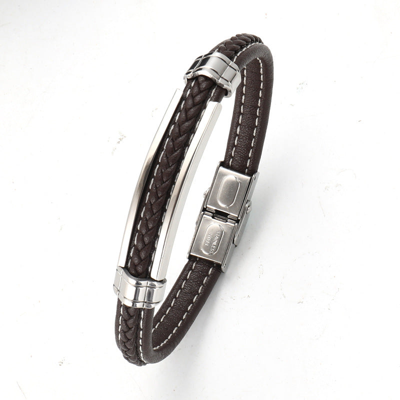 Men's Stainless Steel Engravable Bracelet