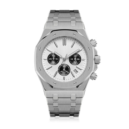 Men's Stainless Steel Quartz Chronograph Watch