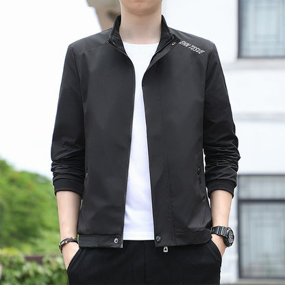 Men's Stand Collar Casual Jacket