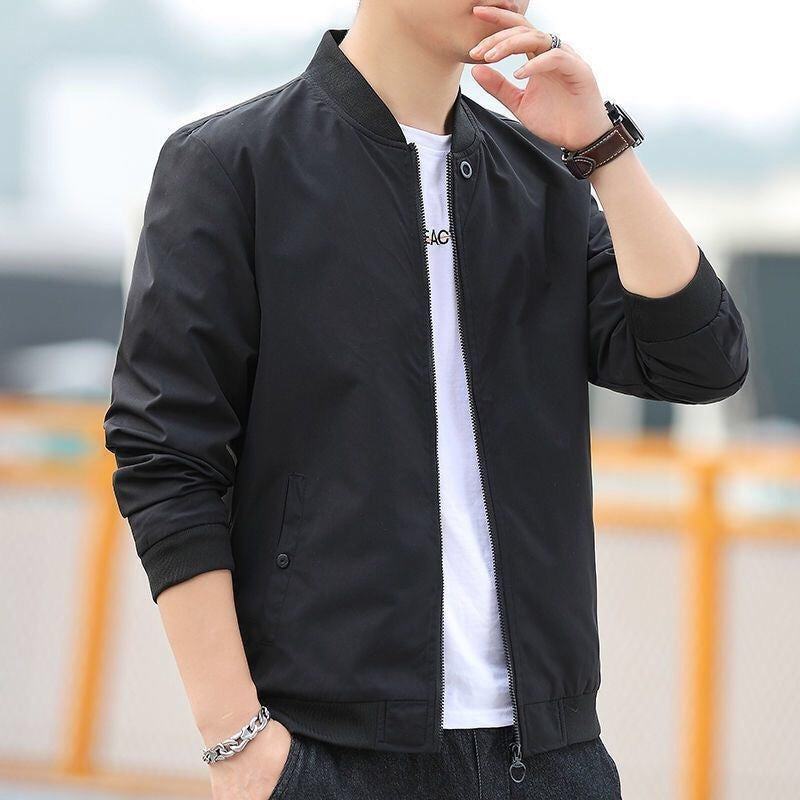 Men's Stand Collar Casual Jacket