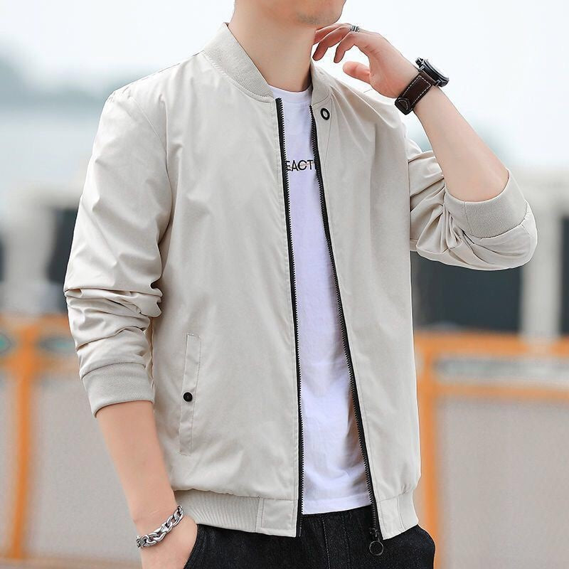 Men's Stand Collar Casual Jacket