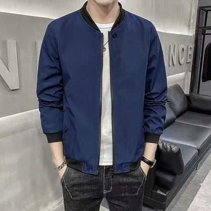 Men's Stand Collar Casual Jacket