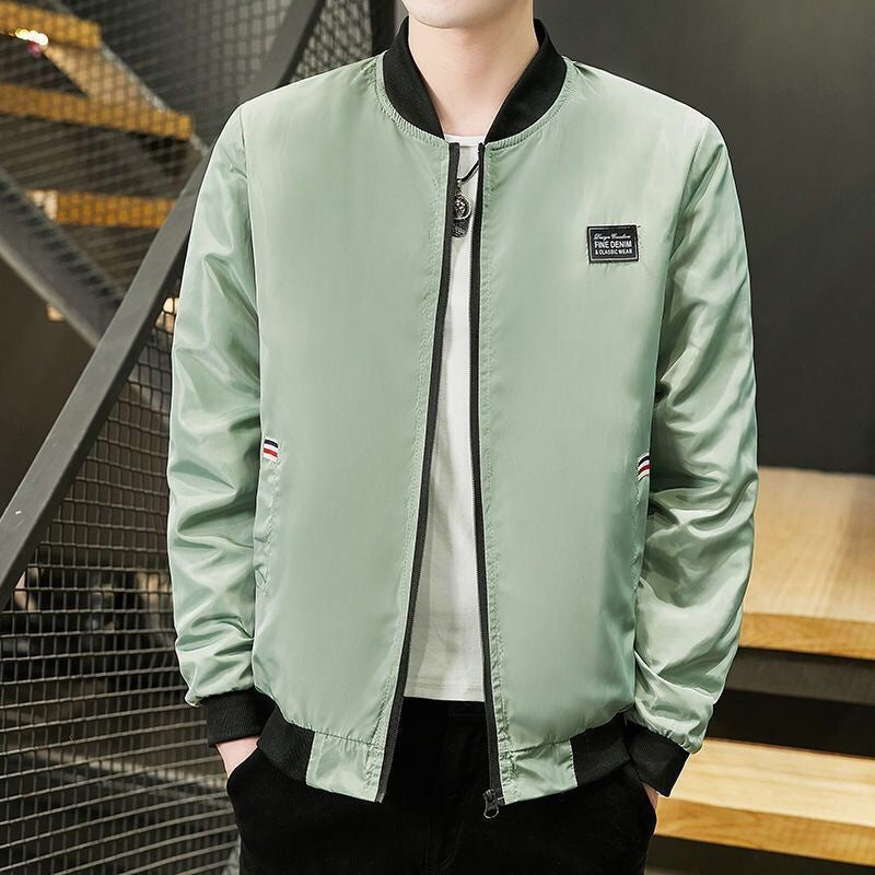Men's Stand Collar Casual Jacket