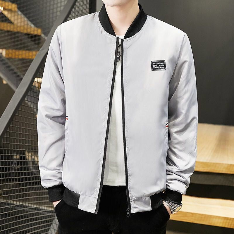 Men's Stand Collar Casual Jacket