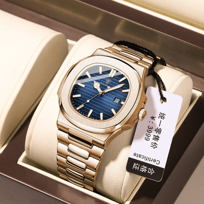 Men's Steel Band Casual Fashion Sports Quartz Watch