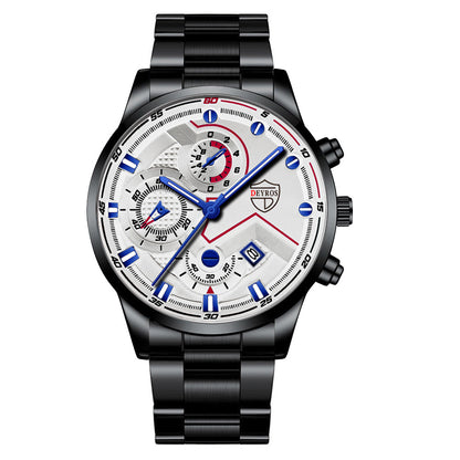 Men's Steel Band Quartz Watch