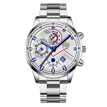 Men's Steel Band Quartz Watch