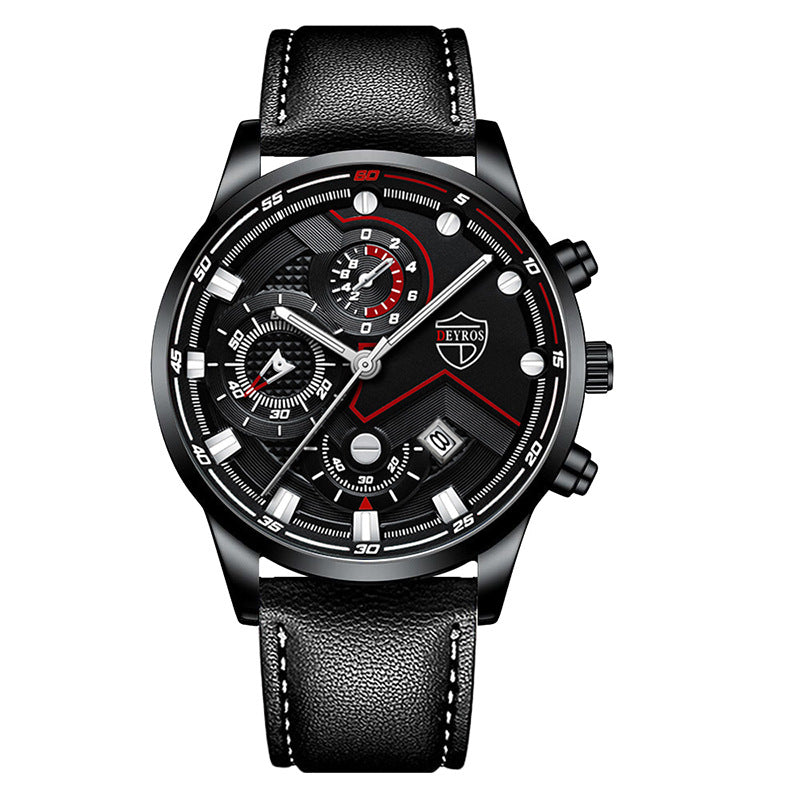 Men's Steel Band Quartz Watch