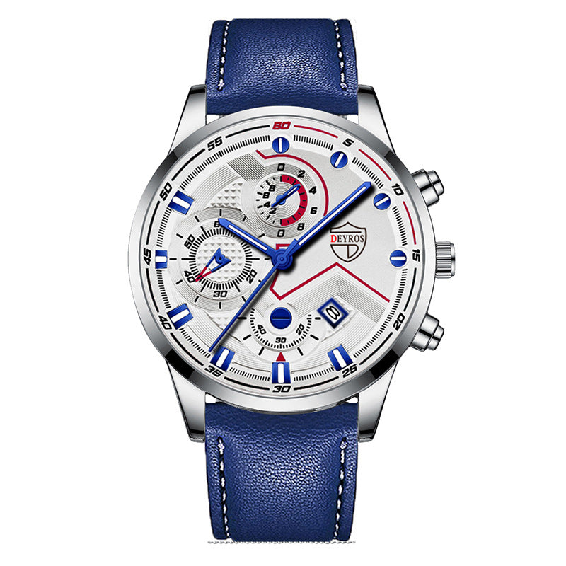 Men's Steel Band Quartz Watch