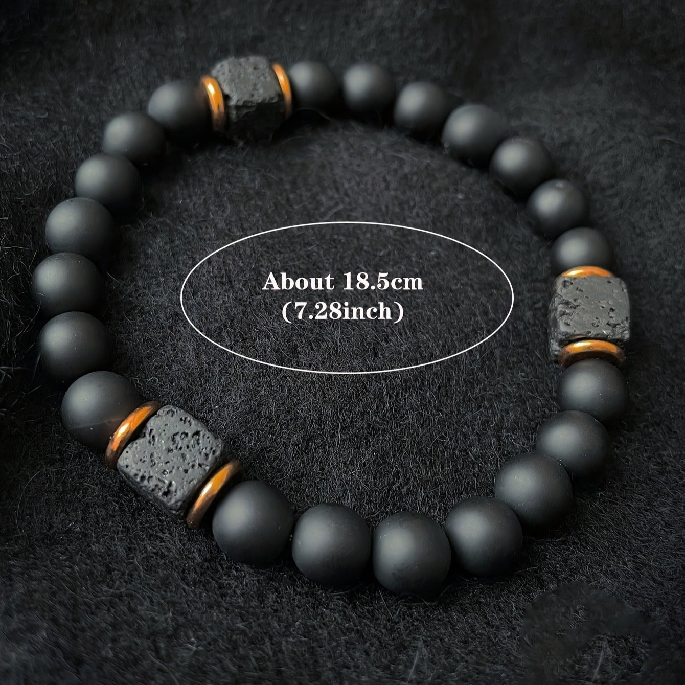 men‘s stone bracelet