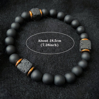 men‘s stone bracelet