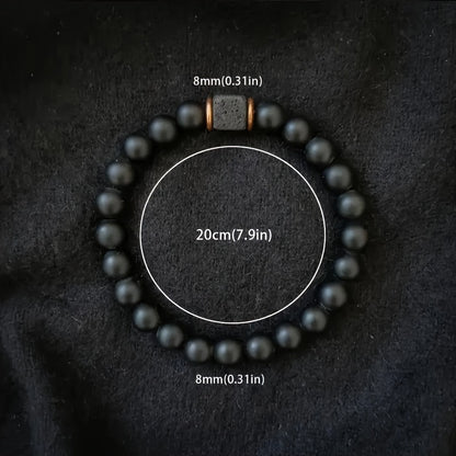men‘s stone bracelet