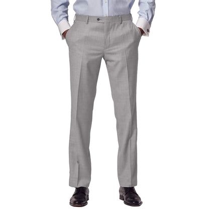 Men's Straight Fit Cotton Blend Dress Pants