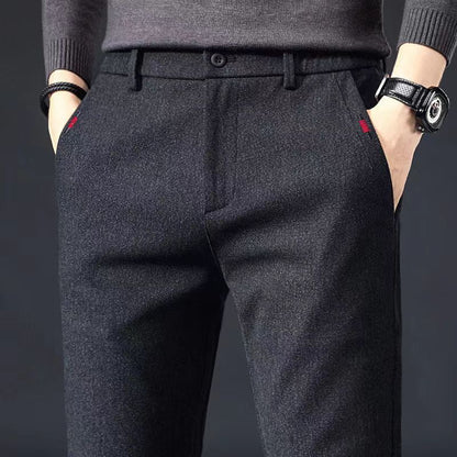 Men's Straight Leg Casual Trousers
