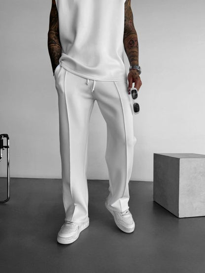 Men's Straight-Leg Casual Trousers