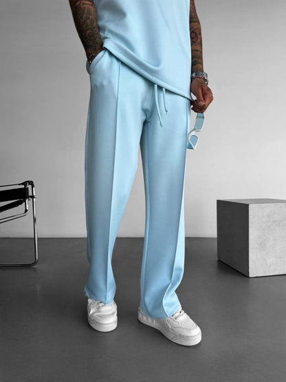 Men's Straight-Leg Casual Trousers