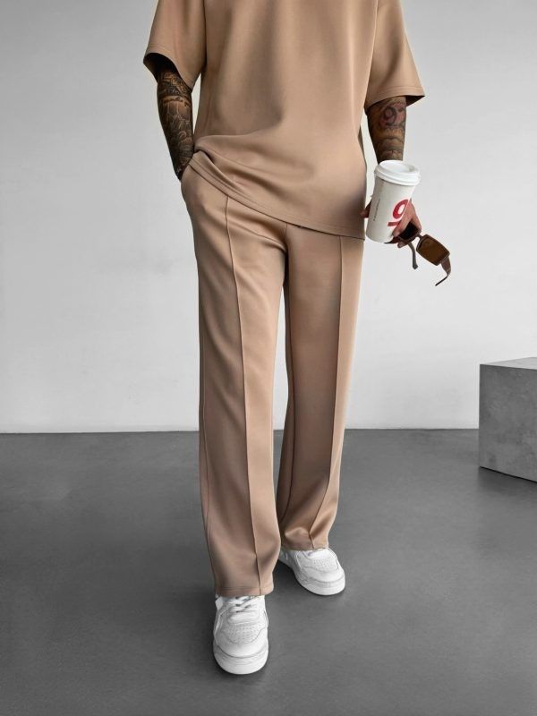 Men's Straight-Leg Casual Trousers