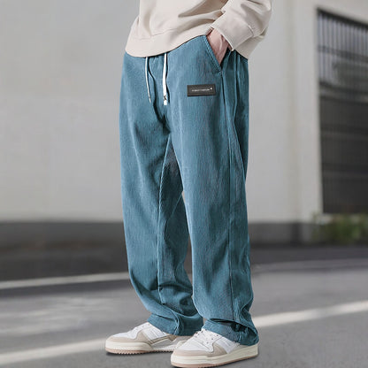 Men's Straight Leg Corduroy Casual Pants