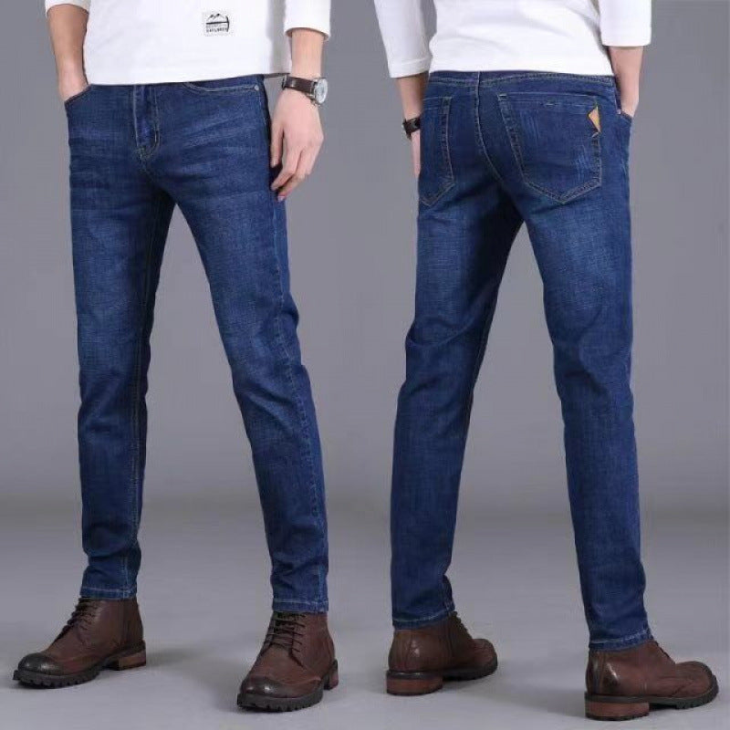 Men's straight-leg jeans