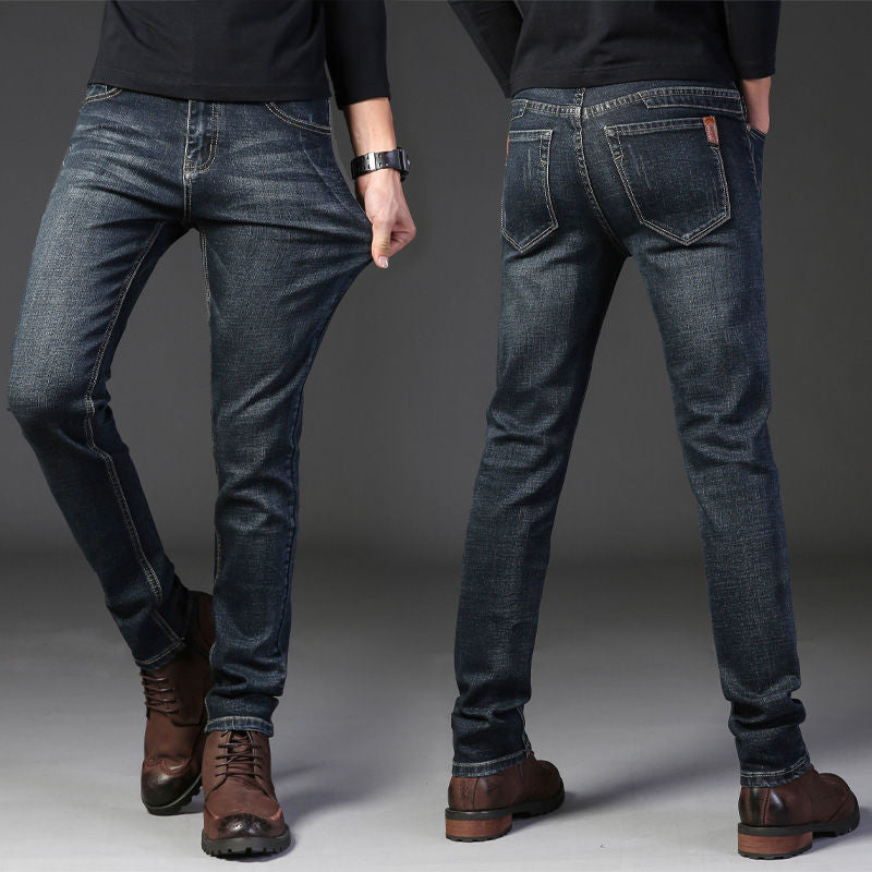 Men's straight-leg jeans