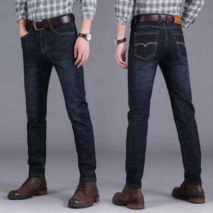 Men's straight-leg jeans