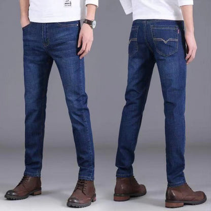 Men's straight-leg jeans