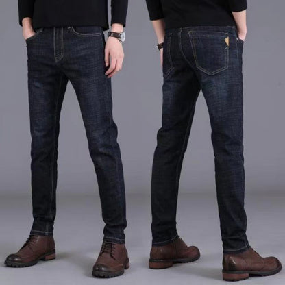 Men's straight-leg jeans