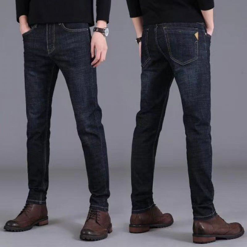 Men's straight-leg jeans