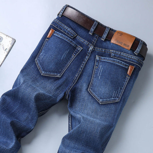 Men's straight-leg jeans