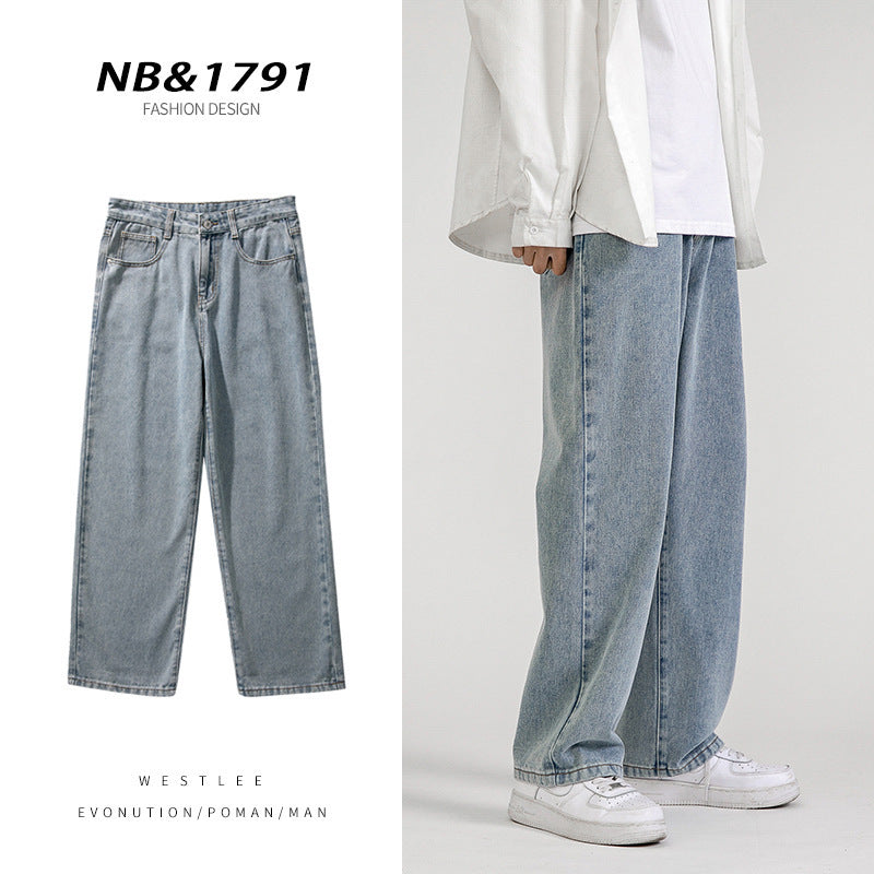 Men's Straight Leg Polyester Pants