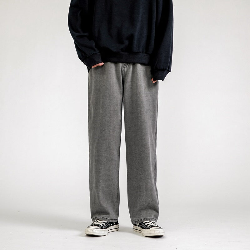 Men's Straight Leg Polyester Pants