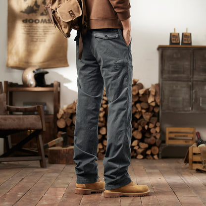 Men's Straight Leg Tactical Casual Pants