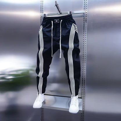 Men's Striped Jogger Casual Pants