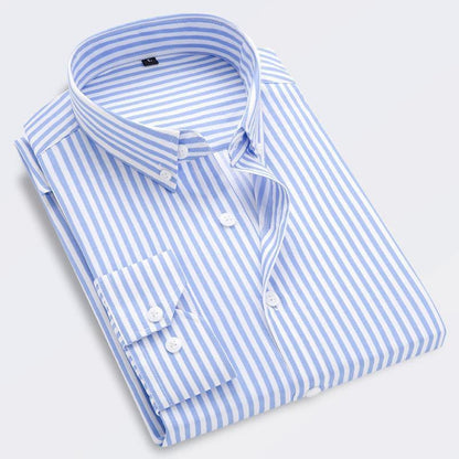 men's striped shirt