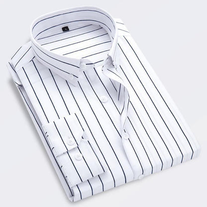men's striped shirt