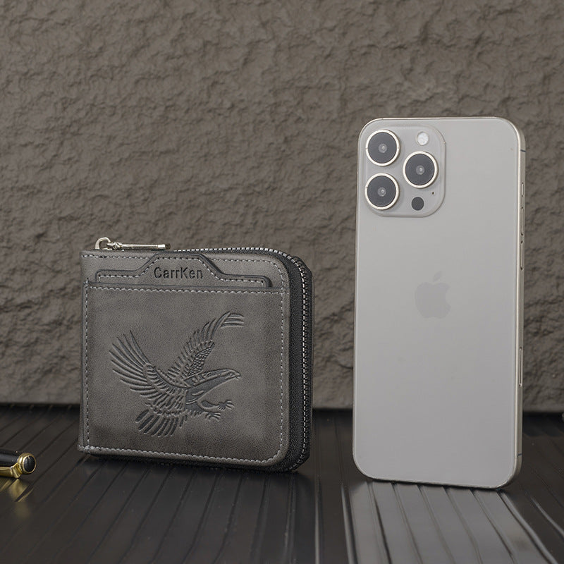 Men's stylish short wallet